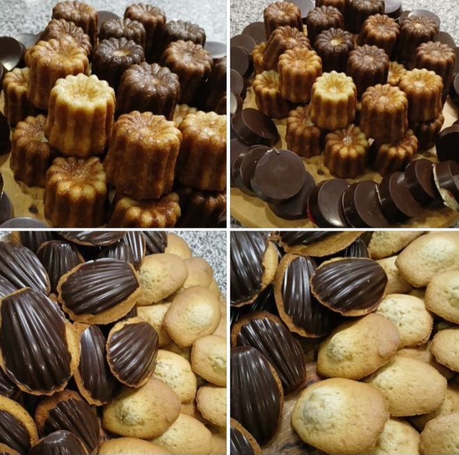 ATELIER biscuits, cannelés, madeleines, pims...