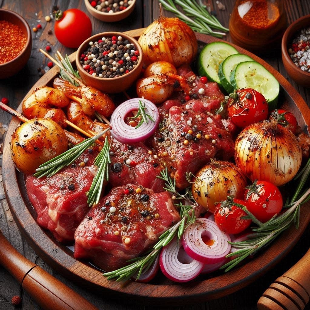 Atelier cuisine, Viandes et poissons marinés