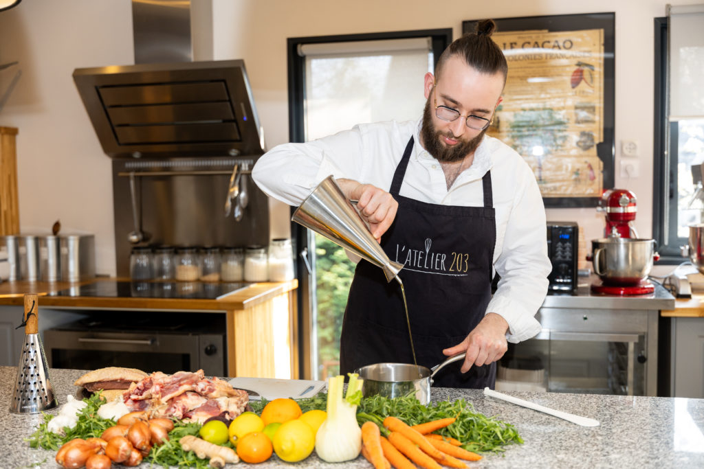 Atelier fonds de sauce, jus réduits…. Venez apprendre à faire vos sauces dignes d’un grand restaurant