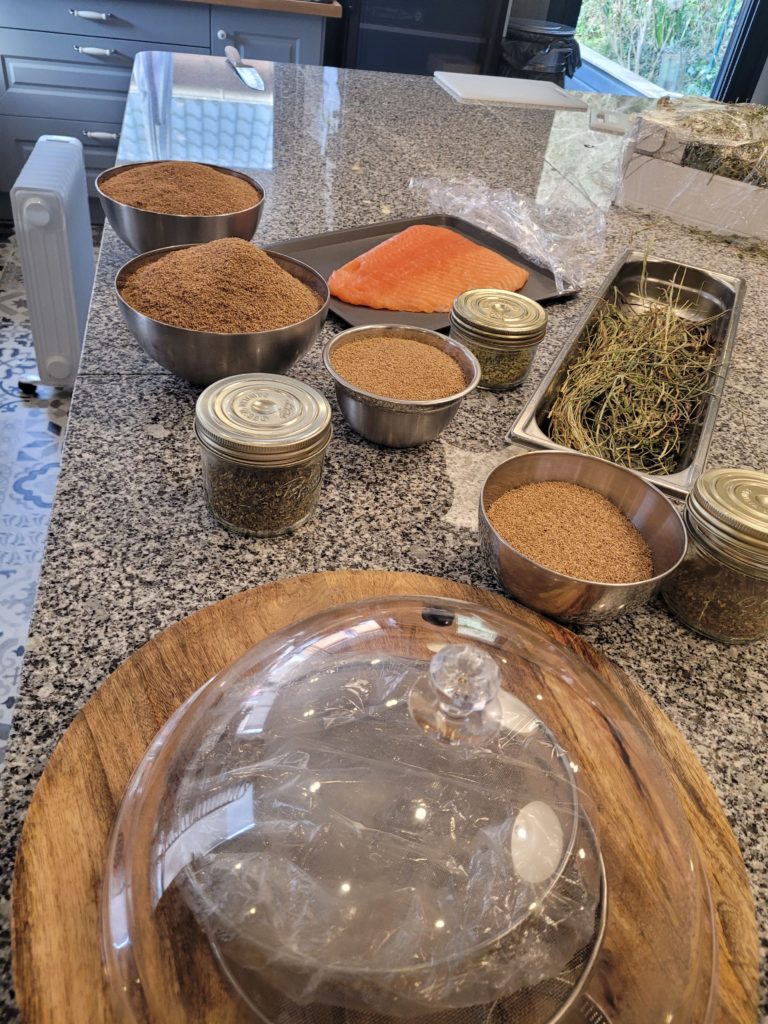 Atelier Fumage… Saumon, canard, fromage...